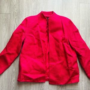 DIALOGUE 2-Piece Women's Dark Pink Jacket Set